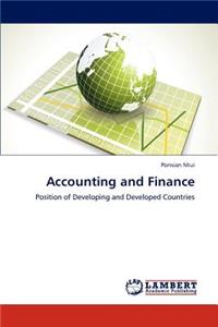 Accounting and Finance