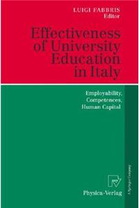 Effectiveness of University Education in Italy
