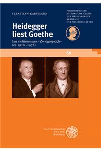 Heidegger Liest Goethe