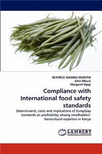 Compliance with International food safety standards