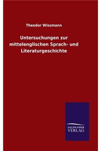 Untersuchungen zur mittelenglischen Sprach- und Literaturgeschichte