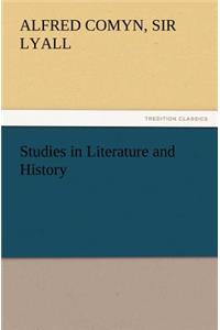 Studies in Literature and History