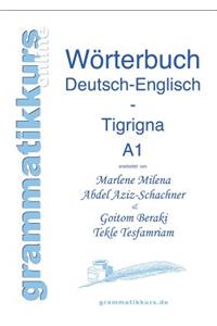 Wortschatz Deutsch-Englisch-Tigrigna Niveau A1