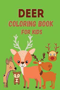 Deer Coloring Book