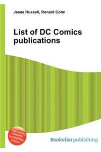 List of DC Comics Publications