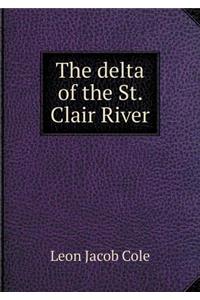 The delta of the St. Clair River