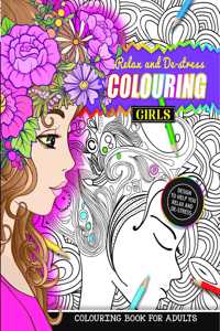 Colouring Girls (Colouring book For Adults)