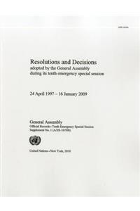 Resolutions and Decisions Adopted by the General Assembly
