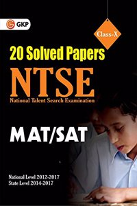 NTSE 20 Solved Papers (SAT/MAT)