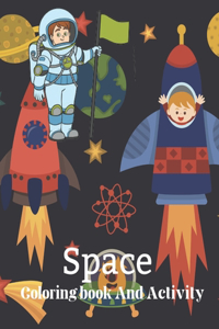 Space Coloring Book And Activity