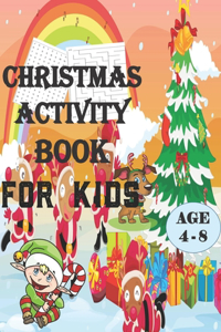 Christmas Activity Book for Kids Ages 4-8