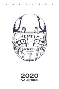 Football Katze Kalender 2020
