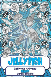 Zendoodle Coloring Uplifting Inspirations - Animals - Jellyfish
