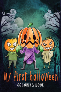 my first halloween coloring book