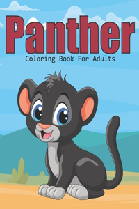 Panther Coloring Book For Adults