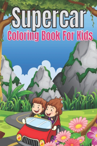 Super car Coloring Book For Kids