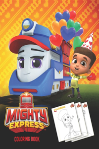 Mighty Express Coloring Book For Kids