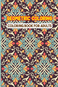 Geometric Coloring Book For Adults