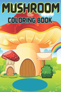 Mushroom coloring book