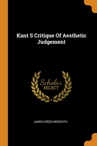 Kant S Critique Of Aesthetic Judgement