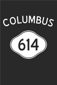 Columbus Notebook - Ohio Gift - Area Code Columbus Journey Diary - Ohio Travel Journal: Medium College-Ruled Journey Diary, 110 page, Lined, 6x9 (15.2 x 22.9 cm)