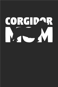 Corgidor Notebook 'Corgidor Mom' - Gift for Dog Lovers - Corgidor Journal