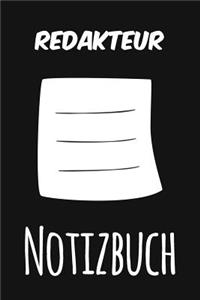 Redakteur Notizbuch