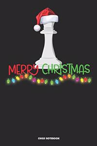 Merry Christmas Chess Notebook