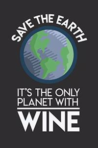 Save The Earth It's The Only Planet With Wine