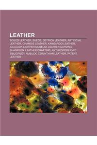 Leather: Boiled Leather, Suede, Ostrich Leather, Artificial Leather, Chamois Leather, Kangaroo Leather, Igualada Leather Museum
