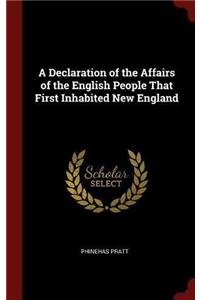 A DECLARATION OF THE AFFAIRS OF THE ENGL