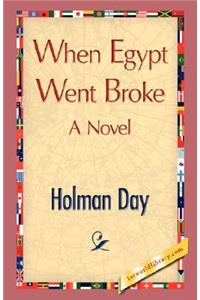 When Egypt Went Broke