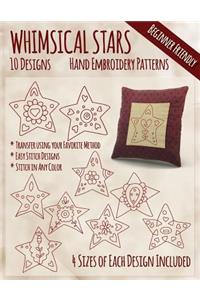 Whimsical Stars Hand Embroidery Patterns