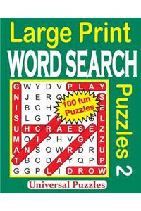 Large Print WORD SEARCH Puzzles