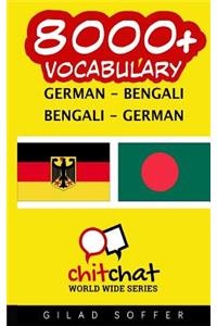 8000+ German - Bengali Bengali - German Vocabulary