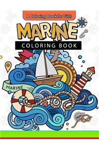 Marine Coloring Book