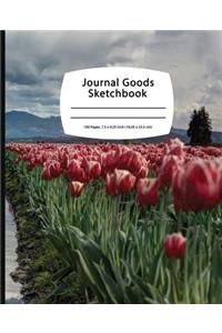 Journal Goods Sketchbook - Tulip Row