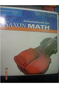 Saxon Math Course 3: Special Ed Binder Adaptation