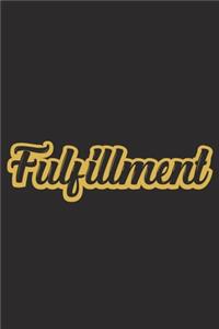 Fulfillment