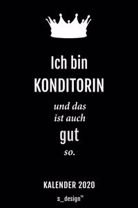 Kalender 2020 für Konditoren / Konditorin