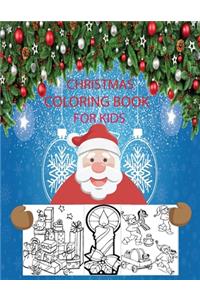 Christmas coloring book for kids