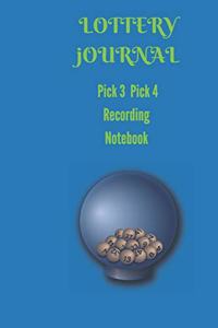 Lottery Journal Pick 3 and Pick 4