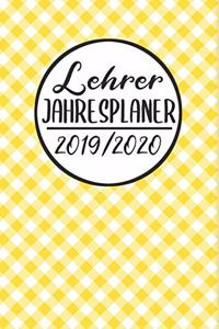 Lehrer Jahres Planer 2019 / 2020