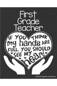 First Grade Teacher 2019-2020 Calendar and Notebook