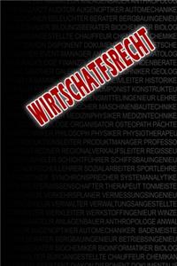 Wirtschatfsrecht Notizbuch