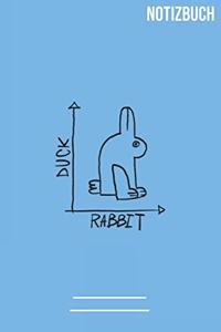 Duck and Rabbit Notizbuch