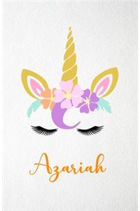 Azariah A5 Lined Notebook 110 Pages