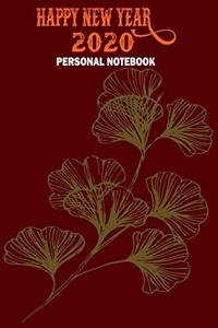 Personal Notebook Happy New Year 2020