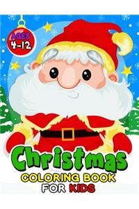 Christmas Coloring Book for Kids ages 4-12