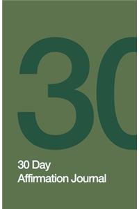 30 Day Affirmation Journal